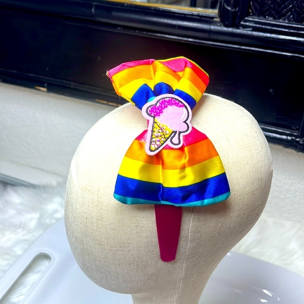 GIRLS COLORFUL BLINGY ICE CREAM 🍦 HEADBAND